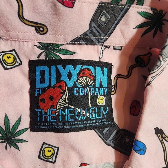 Dixxon Flannel The New Guy Womens Shirt Stretch Party Size MEDIUM NWOT - Picture 4 of 5